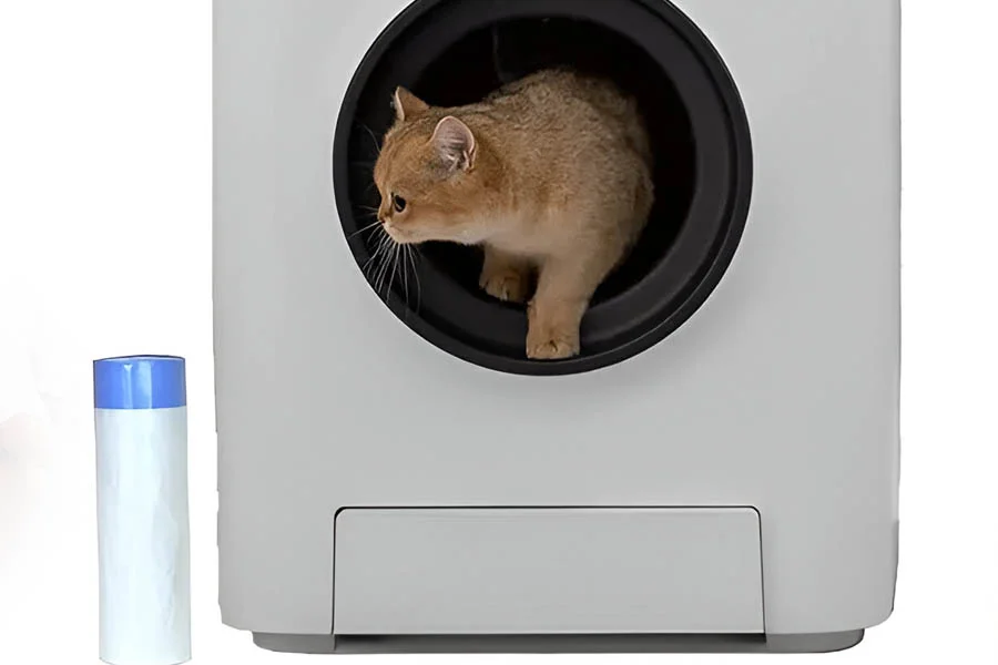 self-cleaning cat litter boxes