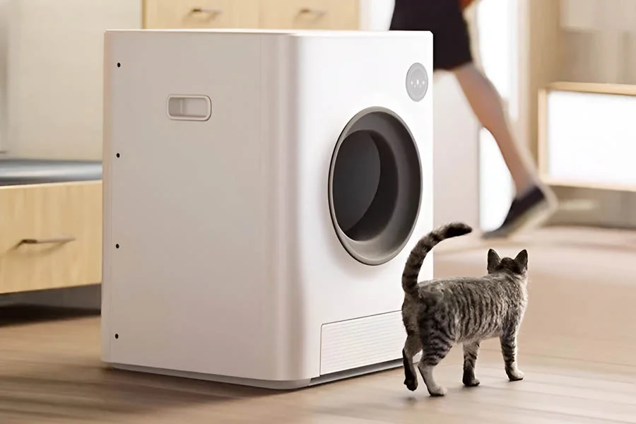 self-cleaning cat litter boxes