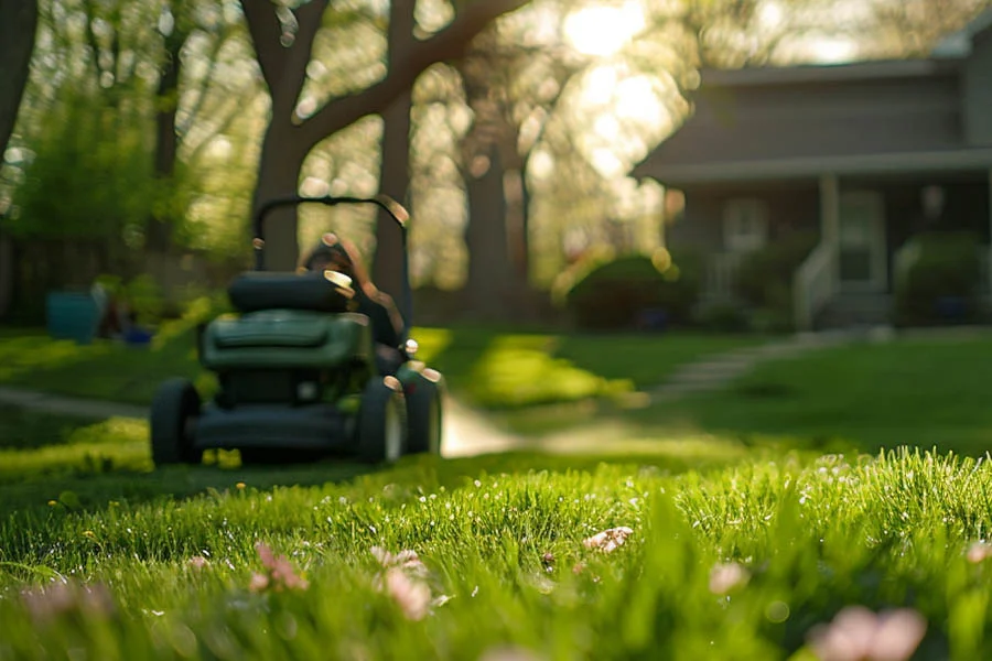 small battery operated lawn mowers