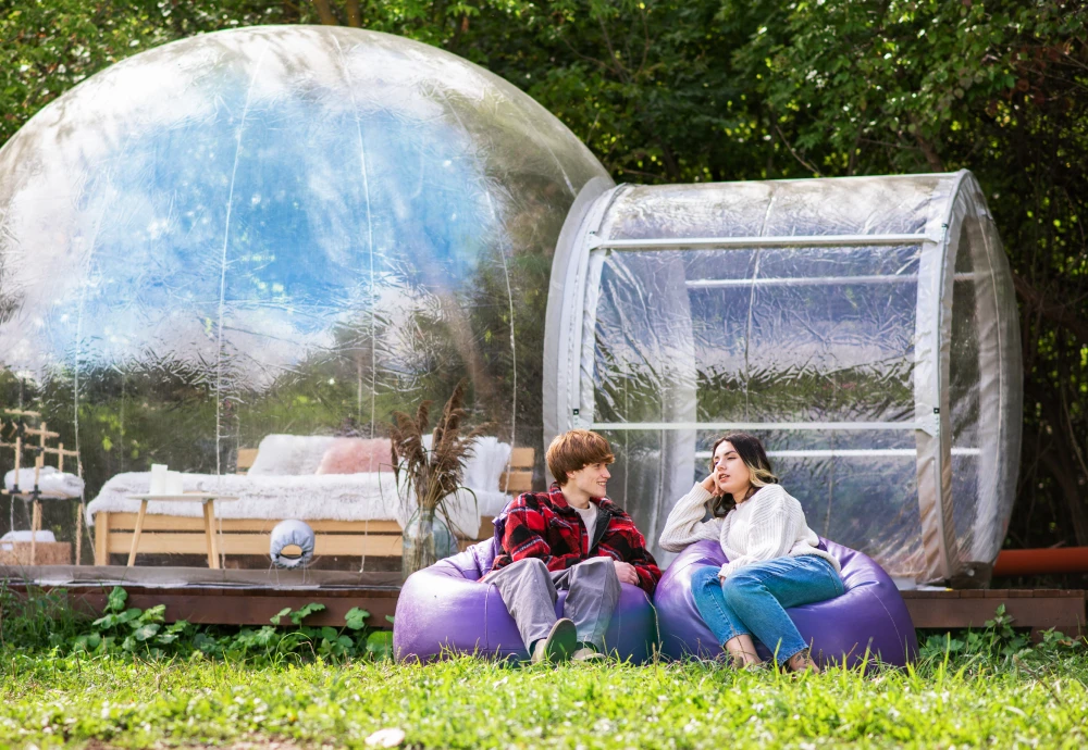 winter bubble tent