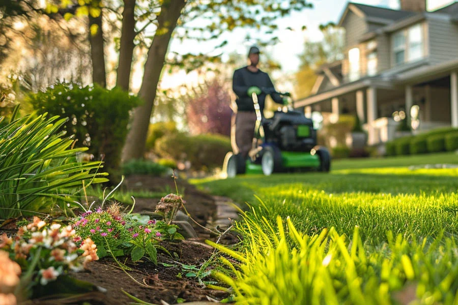 battery operated mower