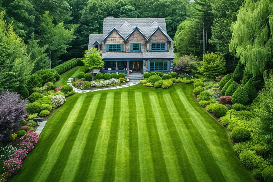 electric battery lawnmower