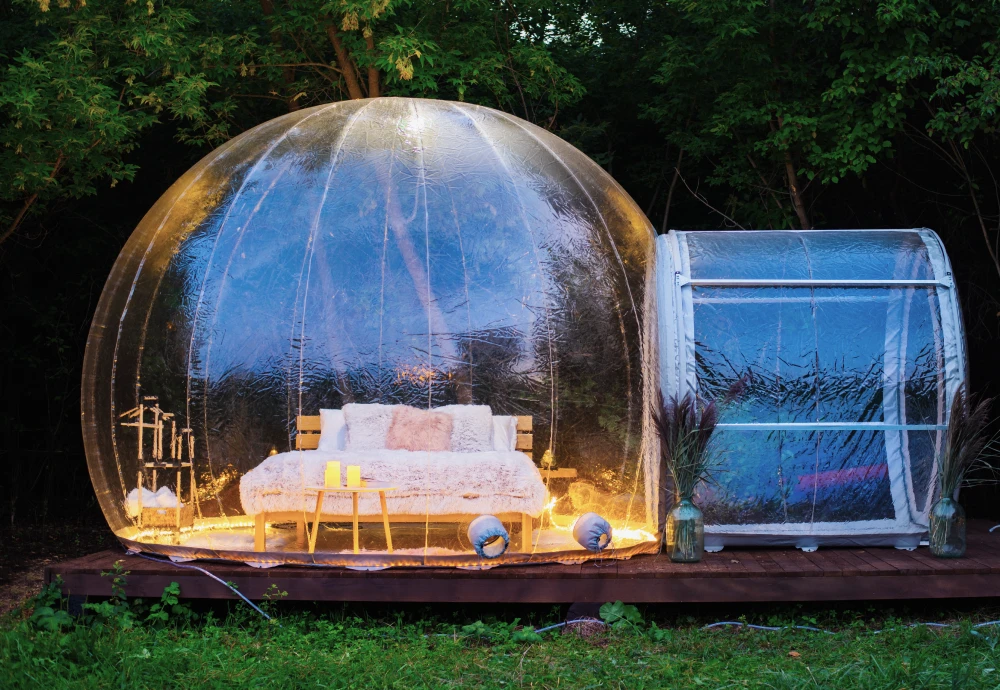 winter bubble tent